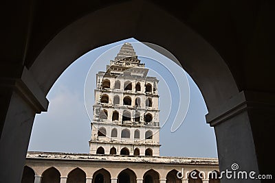 Kalyana Mahal at Gingee Fort or Senji Fort, Tamil Nadu Stock Photo