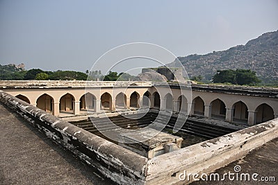 Kalyana Mahal at Gingee Fort or Senji Fort, Tamil Nadu Stock Photo