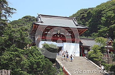 Kamakura historic temple, Japan Editorial Stock Photo