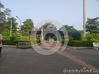 Kamathibaugh aur Sayaji baug park of vadodara Stock Photo