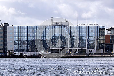 Kamer Van Koophandel Building At Amsterdam The Netherlands 17-3-2022 Editorial Stock Photo