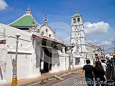 Kampung Keling Mosque at Melaka Editorial Stock Photo