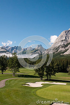 Kananaskis Golf Course, August 22nd, 2011 Editorial Stock Photo