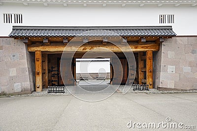 Kanazawa castle Stock Photo