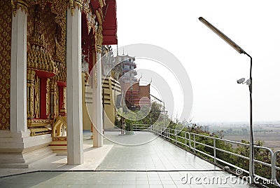 Temple of the cave of the tiger Wat Tham Khao Noi Editorial Stock Photo