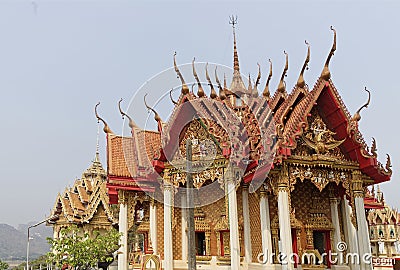 Temple of the cave of the tiger Wat Tham Khao Noi Editorial Stock Photo