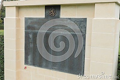 Kanchanaburi war cemetery, where thousands of Allied POWs who died on the notorious Thailand to Burma death railway are buried. Editorial Stock Photo