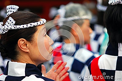 Kanda festival matsuri participants Editorial Stock Photo