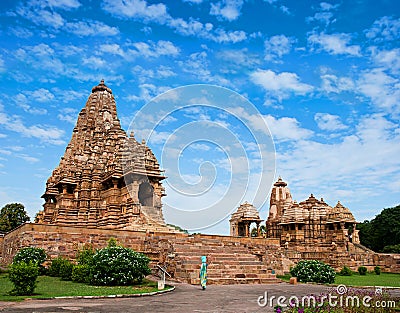 Kandariya Mahadeva Temple, Khajuraho, India. Stock Photo