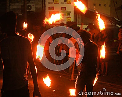The Kandy Esala procession In Kandy, Sri Lanka. Editorial Stock Photo