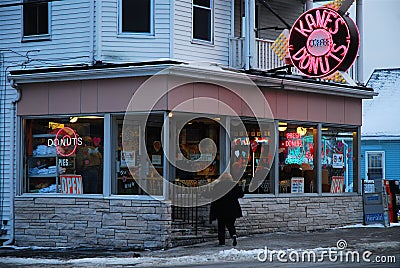 Kanes Donuts, Saugus Massachusetts Editorial Stock Photo