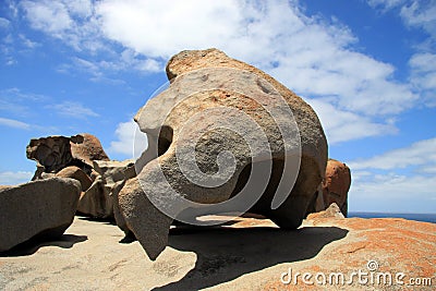 Kangaroo Island, Australia - Remarkable Rocks Stock Photo