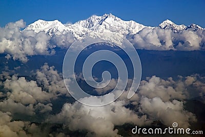 Kangchenjunga, Sikkim, India Stock Photo
