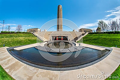 Kansas City World War I Liberty Memorial and Museum constructed in 1926 Editorial Stock Photo