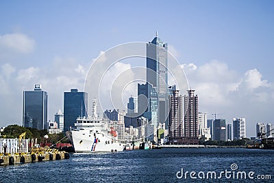 Kaohsiung Harbor Stock Photo