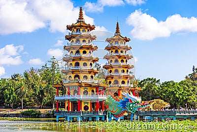 Kaohsiung Lotus Pond Stock Photo