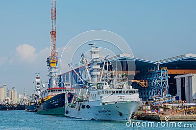 Kaohsiung Port Editorial Stock Photo