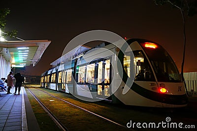 Kaohsiung Light Rail Train Editorial Stock Photo