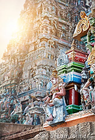 Kapaleeshwarar Temple in Chennai Stock Photo