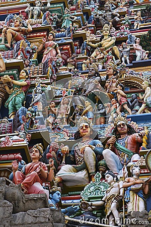Kapaleeswarar temple in Chennai Stock Photo