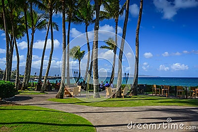 Kapalua, Maui, DT Fleming Beach, Hawaiian islands Stock Photo