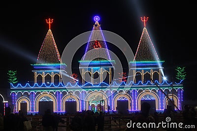 Kapil Muni Temple is situated at Ganga Sagar. Stock Photo