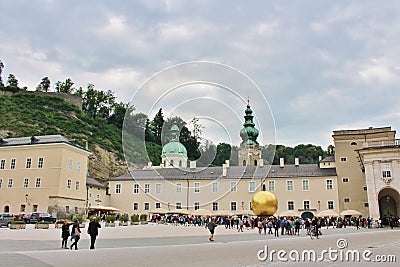 Kapitelplatz, Salzburg Editorial Stock Photo