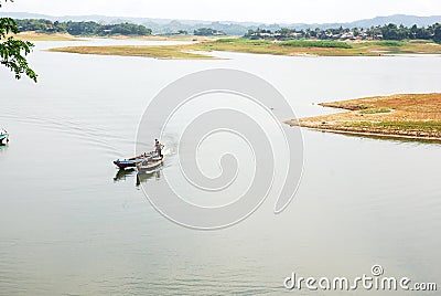 Kaptai Lake at Rangamati Editorial Stock Photo