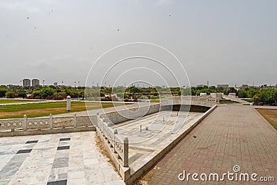 Karachi Mazar-e-Quaid Jinnah Mausoleum 50 Stock Photo