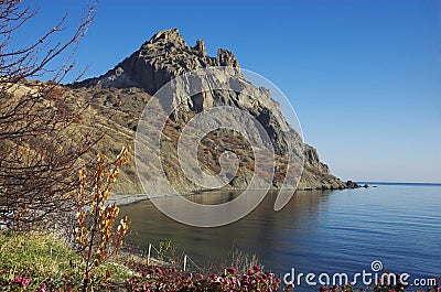 Karadag mountain in Eastern Crimea Stock Photo