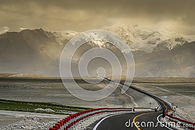 Karakorum Highway Stock Photo