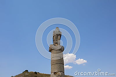 Karakus Tumulus Monument Grave. Stock Photo