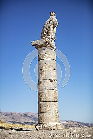 Karakus Tumulus, Nemrut National Park Stock Photo