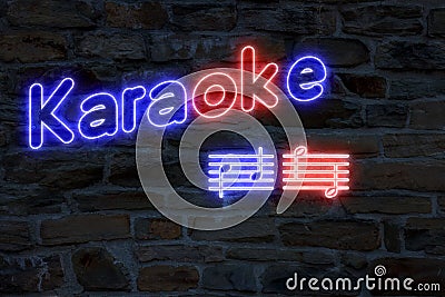 Karaoke venue Stock Photo