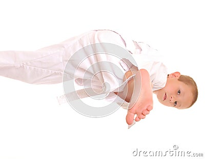 Karate Boy Stock Photo