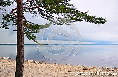 Karelia lake Stock Photo