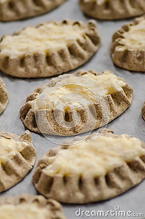 Karelian pasty Stock Photo