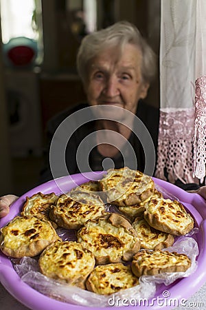 Karelian pasty - are traditional pasties from Karelia Stock Photo