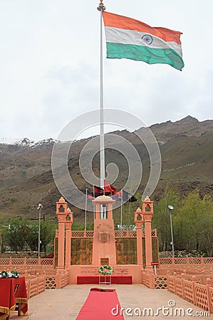 Kargil War Memorial-4. Stock Photo