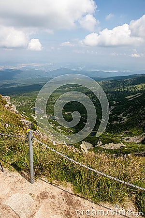 Karkonosze Mountain views Stock Photo