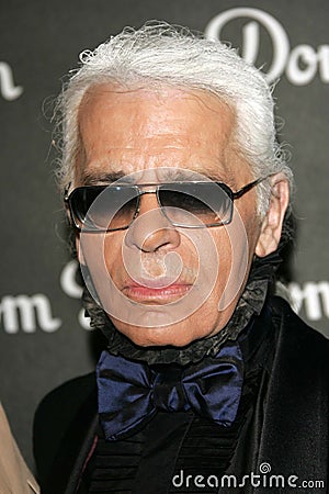 Karl Lagerfeld Editorial Stock Photo