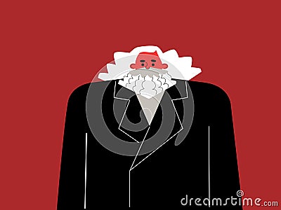 karl marx flat vector illustration. Vector Illustration