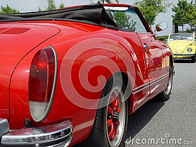 Karmann Ghia Stock Photo