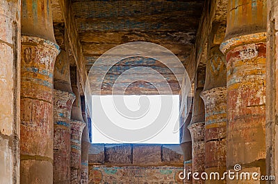 Karnak temple in Luxor, Egypt. Stock Photo