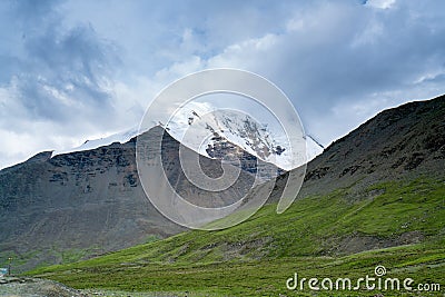 Amazing Karola Glacier in Tibetï¼Œ China Stock Photo