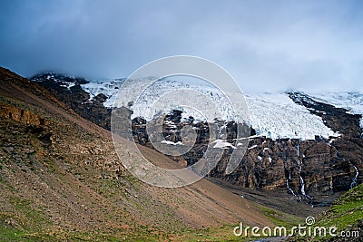 Amazing Karola Glacier in Tibetï¼Œ China Stock Photo