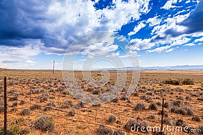 The Karoo veld Stock Photo