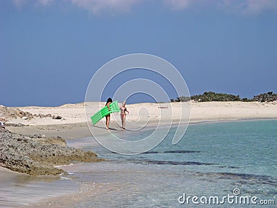 Karpathos, Greece, Monday 2 July 2019 Exploring amazing Greek island summer holidays trip background wallpaper fine prints Editorial Stock Photo