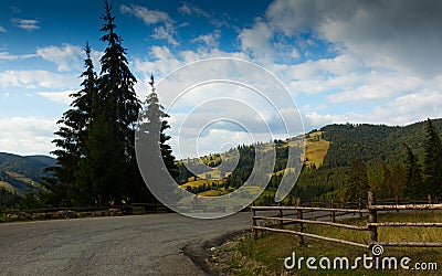 Karpaty is picturesque place Stock Photo