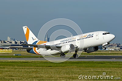 Karthago Airlines Boeing 737 Editorial Stock Photo